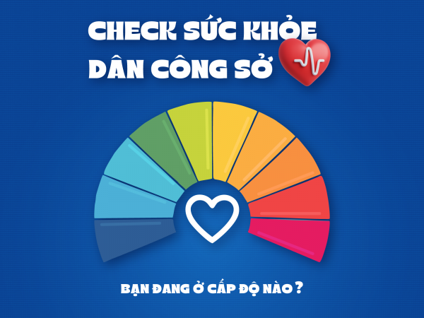 CHECK SỨC KHỎE DÂN CÔNG SỞ – BẠN ĐANG Ở CẤP ĐỘ NÀO?